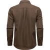 JEMITOP Mens Casual Vintage Stretch Long Sleeve Work Shirt(Brown)