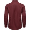 JEMITOP Mens Casual Vintage Stretch Long Sleeve Work Shirt(Burgundy)