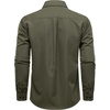 JEMITOP Mens Casual Vintage Stretch Long Sleeve Work Shirt(Olive Green)