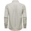 JEMITOP Mens Casual Vintage Stretch Long Sleeve Work Shirt(Tan)