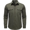 JEMITOP Mens Vintage Stretch Work Cargo Shirts(Army Green)