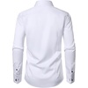 JEMITOP Mens French Cuff Dress Shirt Regular Fit(Modern White)