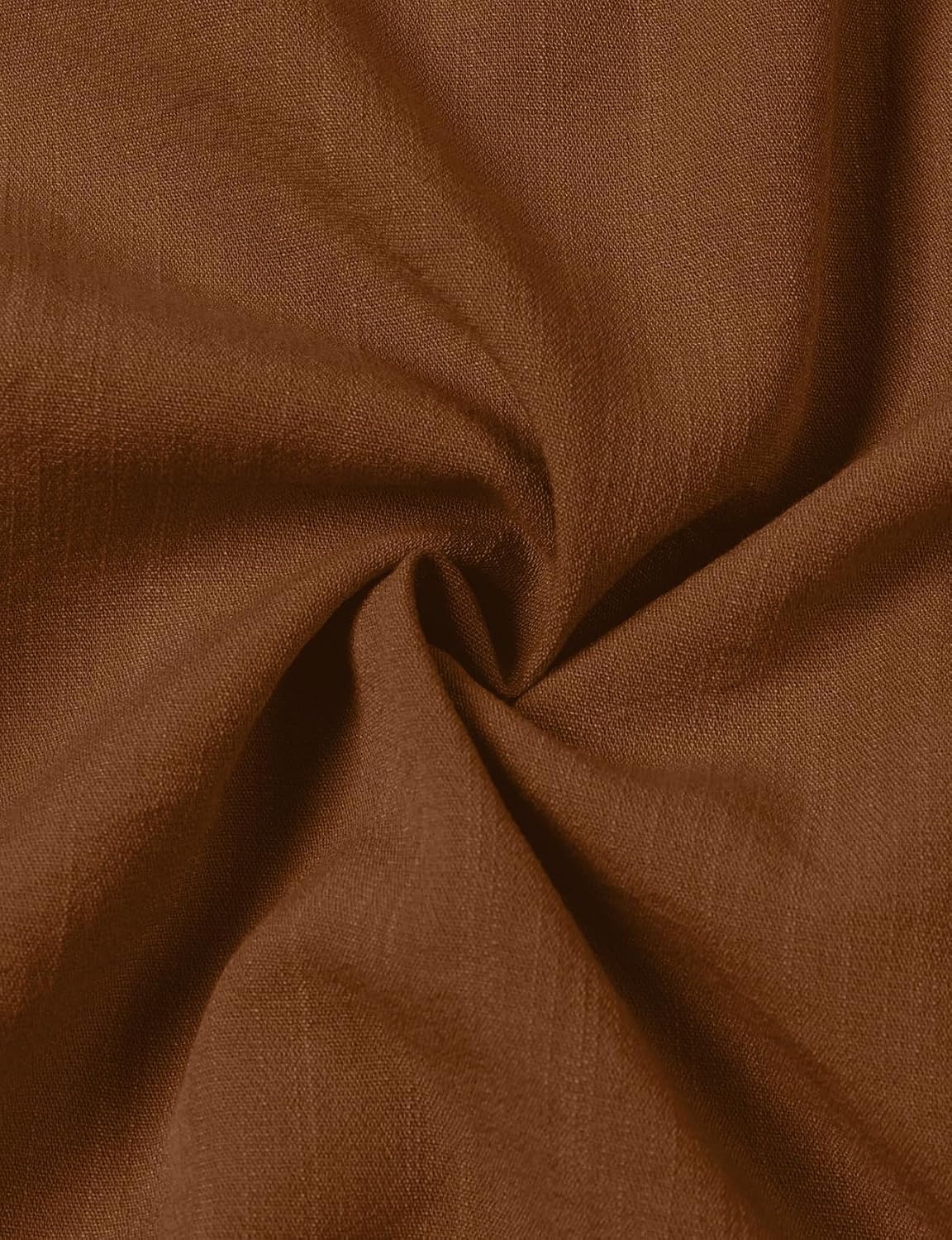 image:imageJEMITOP Mens Stretch Textured Short Sleeve Casual ShirtBurnt Brown