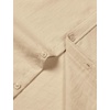 JEMITOP Mens Stretch Textured Short Sleeve Casual Shirt(Khaki)