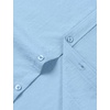 JEMITOP Mens Stretch Textured Short Sleeve Casual Shirt(Light Blue)