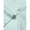 JEMITOP Mens Stretch Textured Short Sleeve Casual Shirt(Light Green)