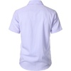 JEMITOP Mens Stretch Textured Short Sleeve Casual Shirt(Light Purple)
