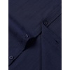 JEMITOP Mens Stretch Textured Short Sleeve Casual Shirt(Navy Blue)