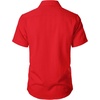 JEMITOP Mens Stretch Textured Short Sleeve Casual Shirt(Red)