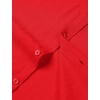 JEMITOP Mens Stretch Textured Short Sleeve Casual Shirt(Red)