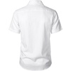 JEMITOP Mens Stretch Textured Short Sleeve Casual Shirt(White)