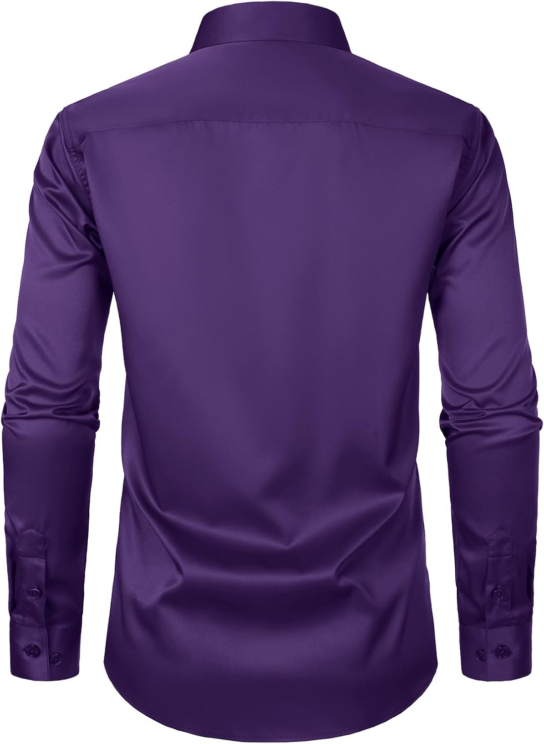 image:imageJEMITOP Mens Stretch Slim Fit Dress ShirtsPurple