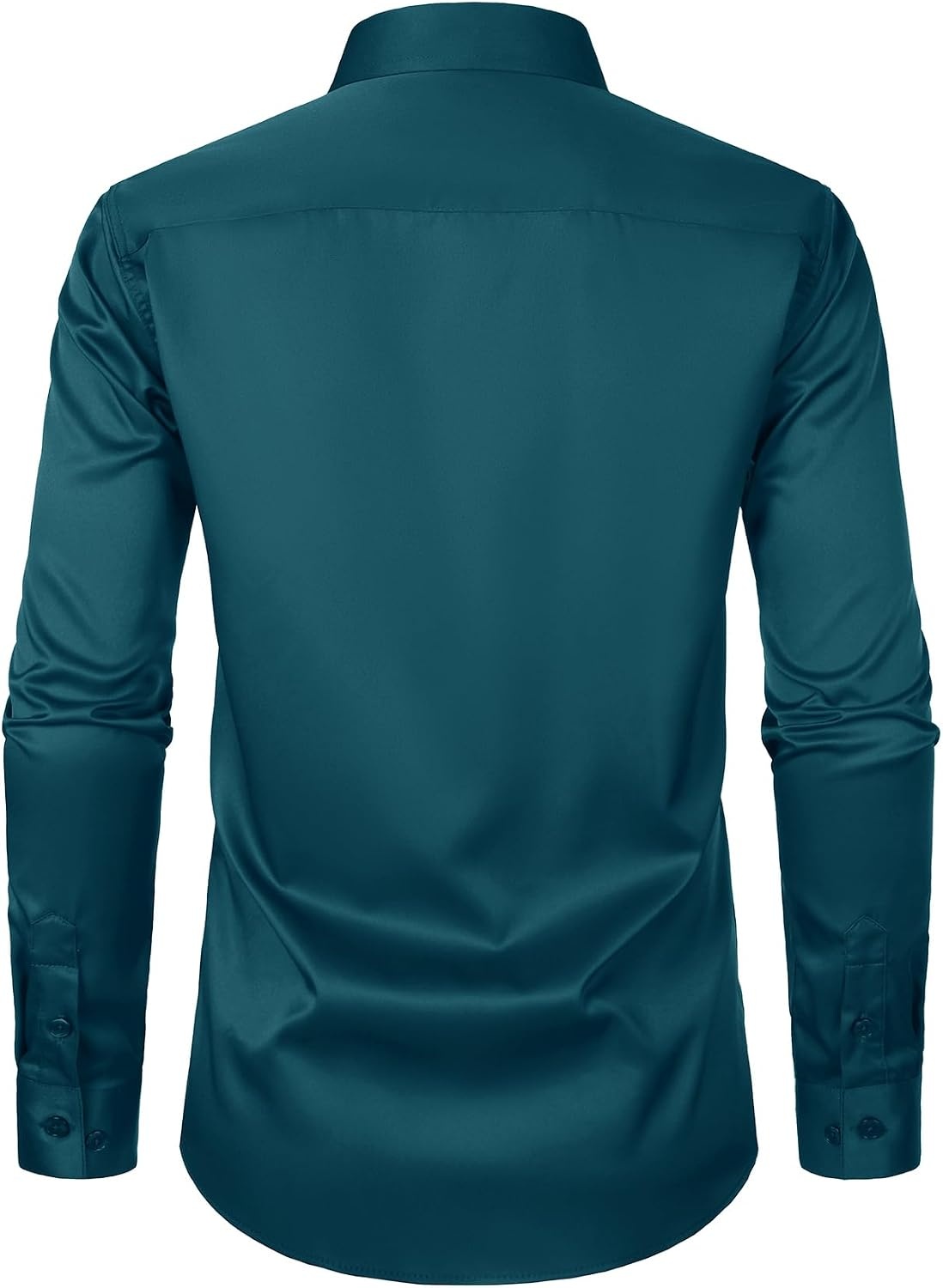 image:imageJEMITOP Mens Stretch Slim Fit Dress ShirtsTeal