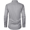 JEMITOP Men’s Stretch Slim Fit Dress Shirts(Grey)