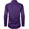 JEMITOP Men’s Stretch Slim Fit Dress Shirts(Purple)