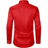 JEMITOP Men’s Stretch Slim Fit Dress Shirts(Red)