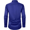 JEMITOP Men’s Stretch Slim Fit Dress Shirts(Royal Blue)