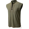 JEMITOP Men’s Retro Pirate Renaissance Costume Shirts(Army Green)
