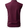 JEMITOP Men’s Retro Pirate Renaissance Costume Shirts(Burgundy)
