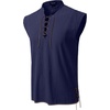 JEMITOP Men’s Retro Pirate Renaissance Costume Shirts(Retro Navy Blue)