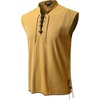 JEMITOP Men’s Retro Pirate Renaissance Costume Shirts(Yellow)