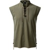 JEMITOP Men’s Retro Pirate Renaissance Costume Shirts(Army Green)
