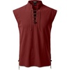 JEMITOP Men’s Retro Pirate Renaissance Costume Shirts(Rust Red)
