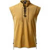 JEMITOP Men’s Retro Pirate Renaissance Costume Shirts(Yellow)