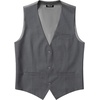 Men’s Deep-V 3-Button Formal Wedding Dress Vest(Grey)