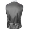 Men’s Deep-V 3-Button Formal Wedding Dress Vest(Grey)