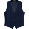 Men’s Deep-V 3-Button Formal Wedding Dress Vest(Navy Blue)