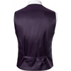 Men’s Deep-V 3-Button Formal Wedding Dress Vest(Purple)