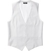 Men’s Deep-V 3-Button Formal Wedding Dress Vest(White)