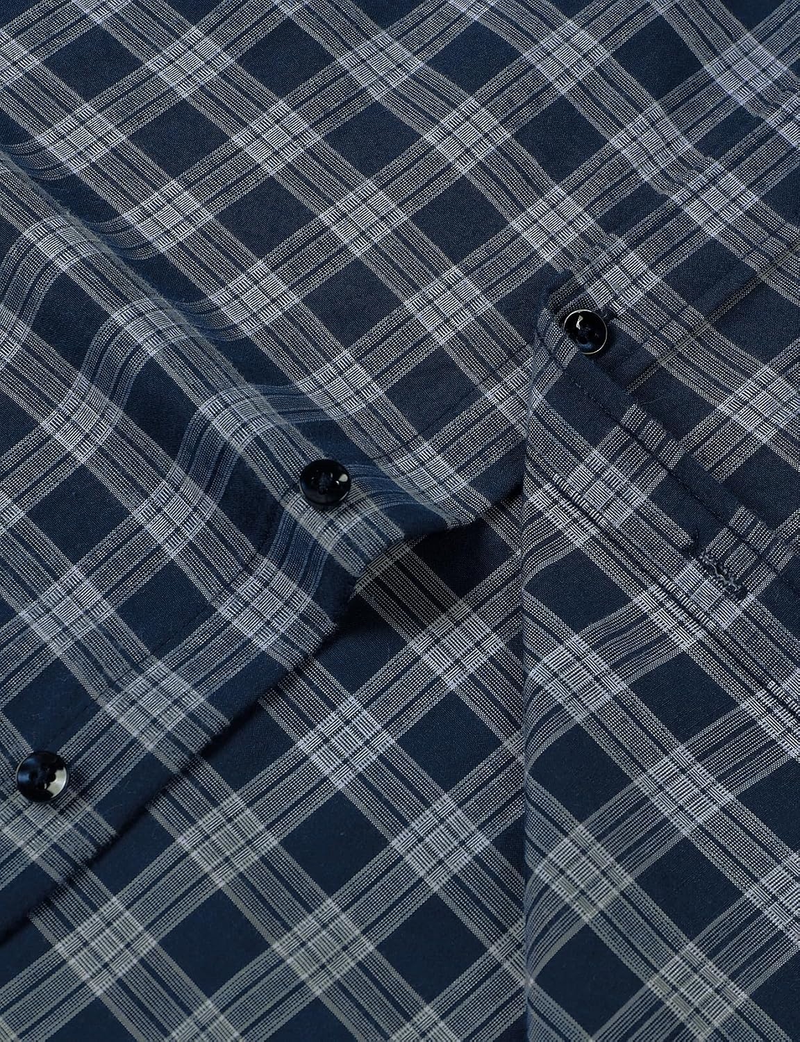 image:imageJEMITOP Mens Transitional Weather Plaid ShirtNavy White