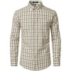 JEMITOP Men’s Transitional Weather Plaid Shirt(Beige Yellow Gingham)