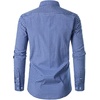 JEMITOP Men’s Transitional Weather Plaid Shirt(Blue Gingham)
