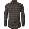 JEMITOP Men’s Transitional Weather Plaid Shirt(Brown Gingham)