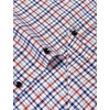 JEMITOP Men’s Transitional Weather Plaid Shirt(Red Blue Gingham)
