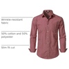 JEMITOP Men’s Transitional Weather Plaid Shirt(Red Gingham)
