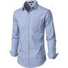 JEMITOP Men’s Transitional Weather Plaid Shirt(Sky Blue Gingham)